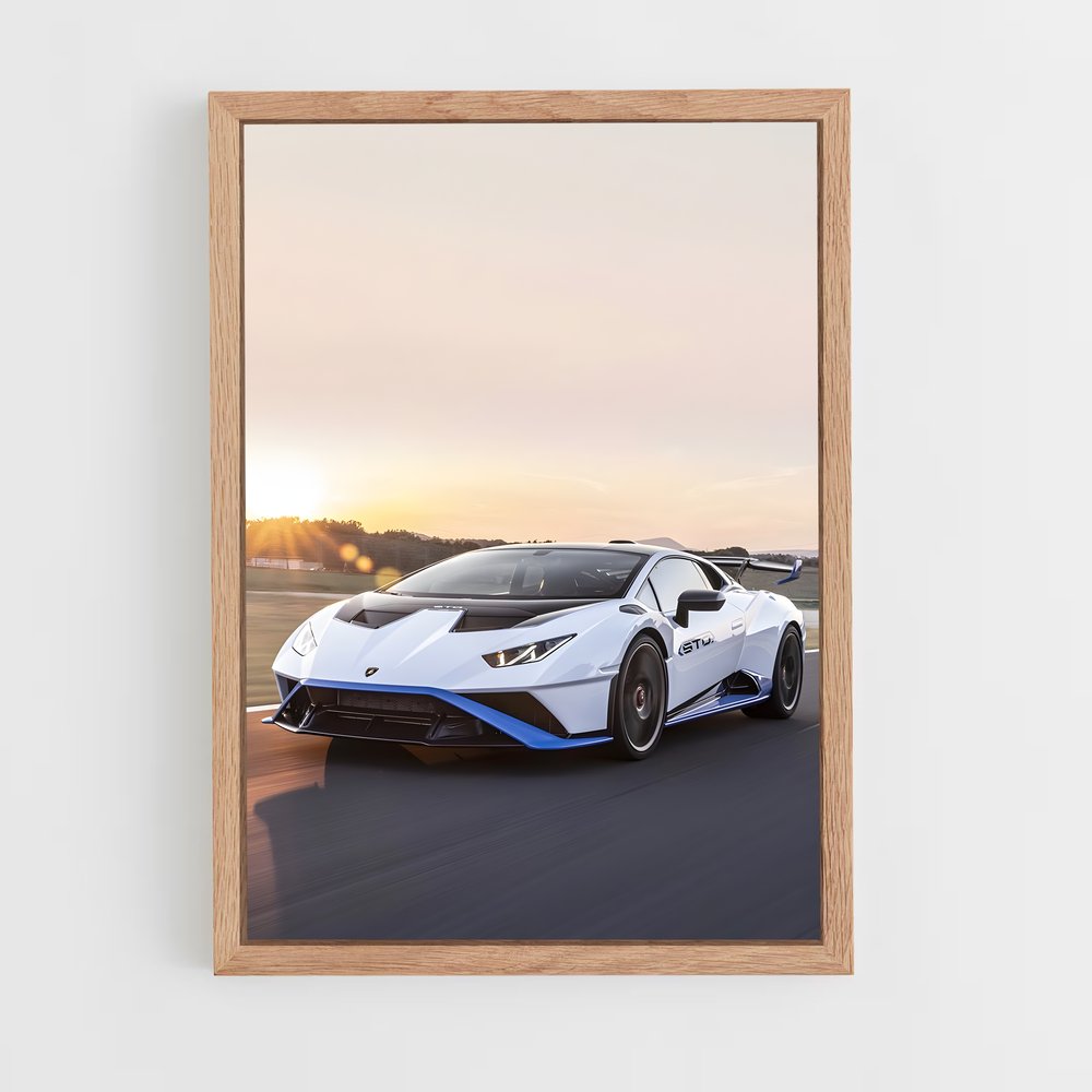 Poster Huracan Power – affiche Lamborghini (vue 4)